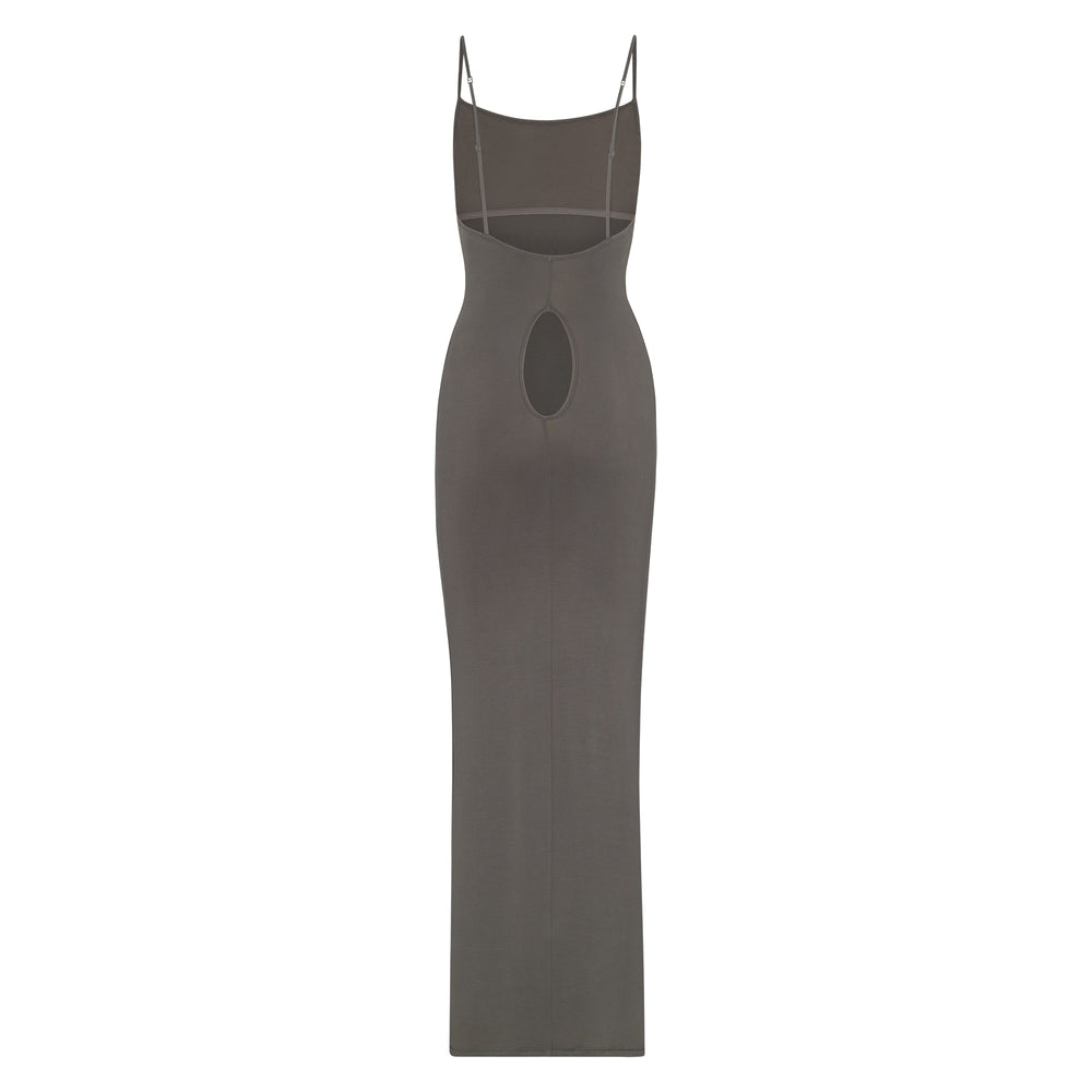 Skims SMOOTH LOUNGE LOW BACK KEYHOLE Jurk Diepgrijs | 24LMFPQKS