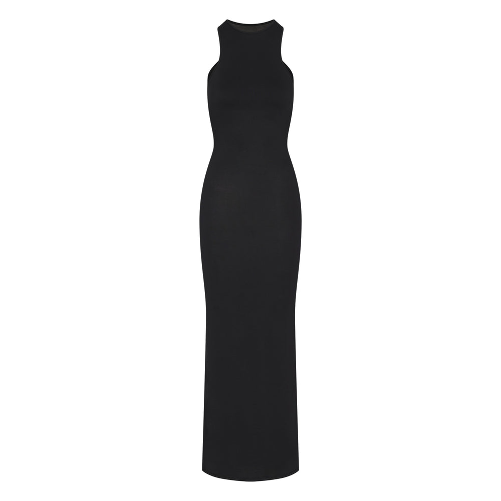 Skims SMOOTH LOUNGE OPEN RACERBACK Jurk Zwart | 02YSLEGBH