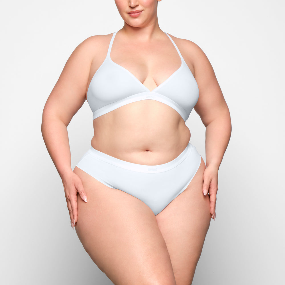 Skims SMOOTH RIB Bikini Wit | 87YTBZJKO