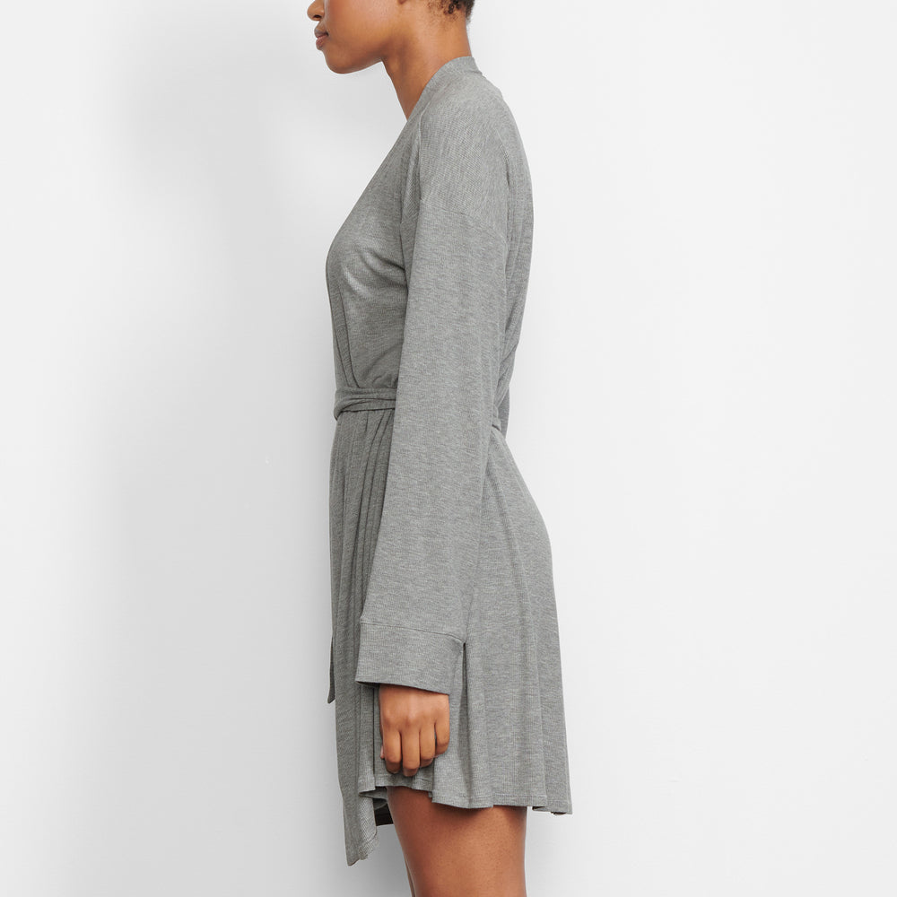 Skims SOFT LOUNGE Badjas Grijs | 21PUFKQMT