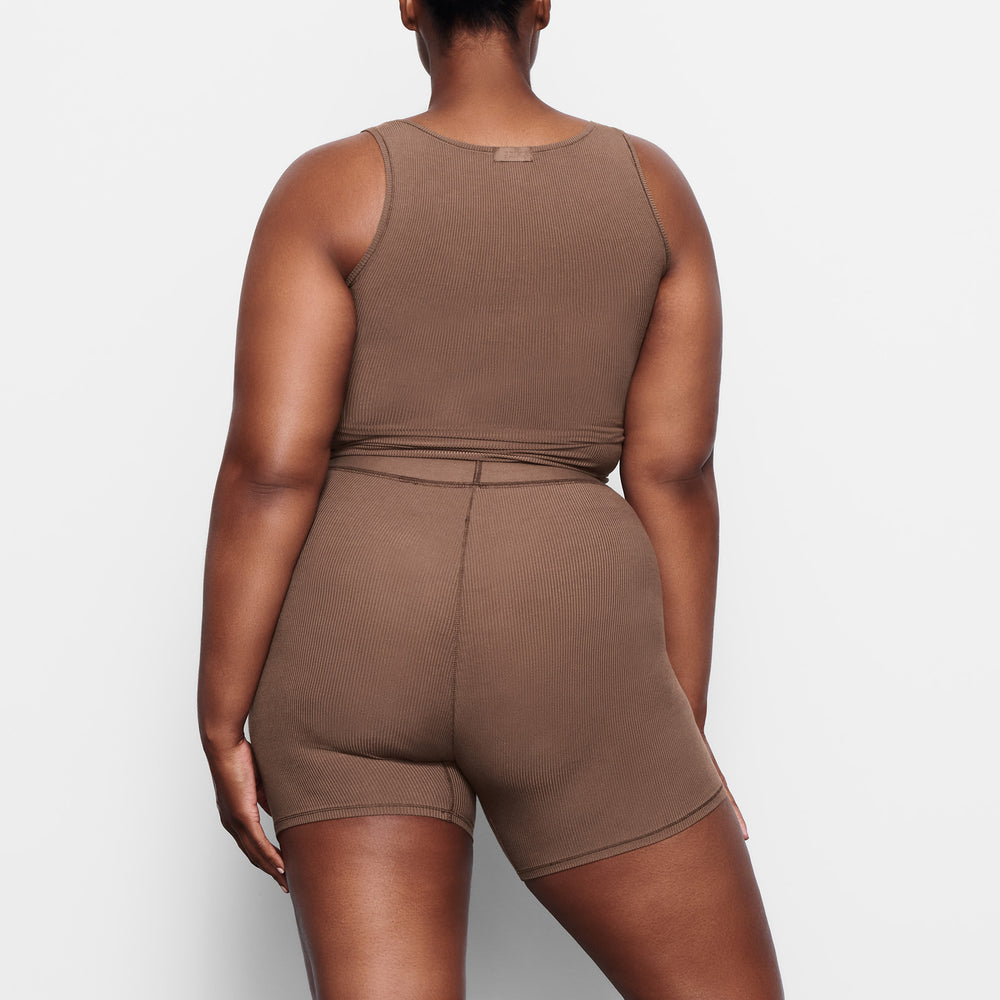 Skims SOFT LOUNGE Boxer Shorts Abrikoos | 61EGSPTMC