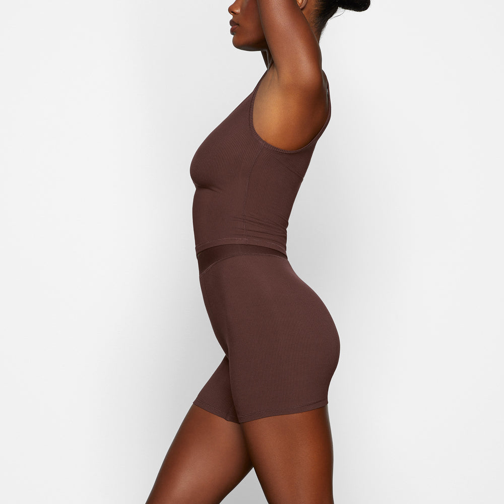 Skims SOFT LOUNGE Boxer Shorts Chocola | 02GSHYWME