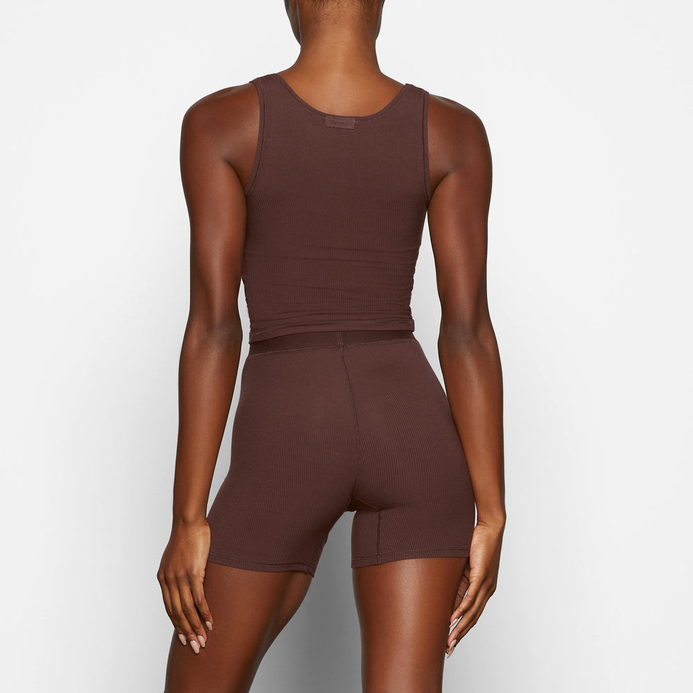 Skims SOFT LOUNGE Boxer Shorts Chocola | 02GSHYWME