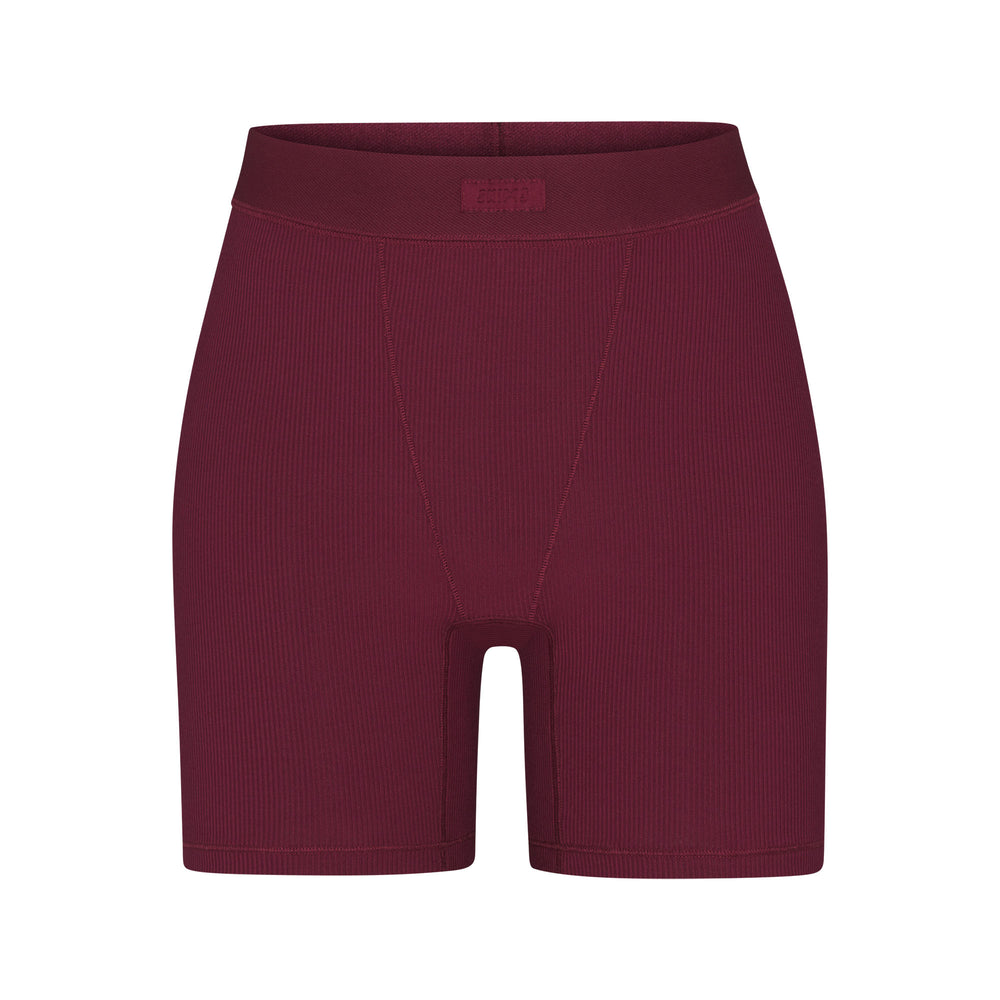 Skims SOFT LOUNGE Boxer Shorts Paars | 04KFOTNMJ