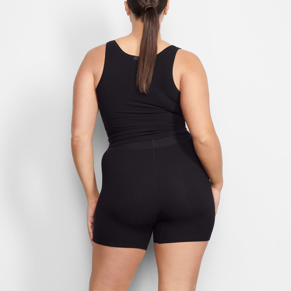Skims SOFT LOUNGE Boxer Shorts Zwart | 78TLKNCMY
