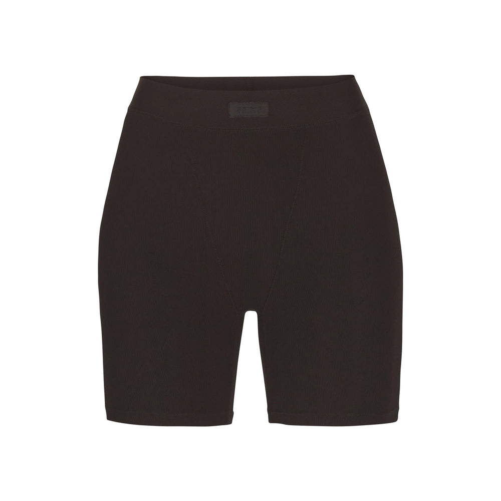 Skims SOFT LOUNGE Boxer Shorts Zwart | 78TLKNCMY