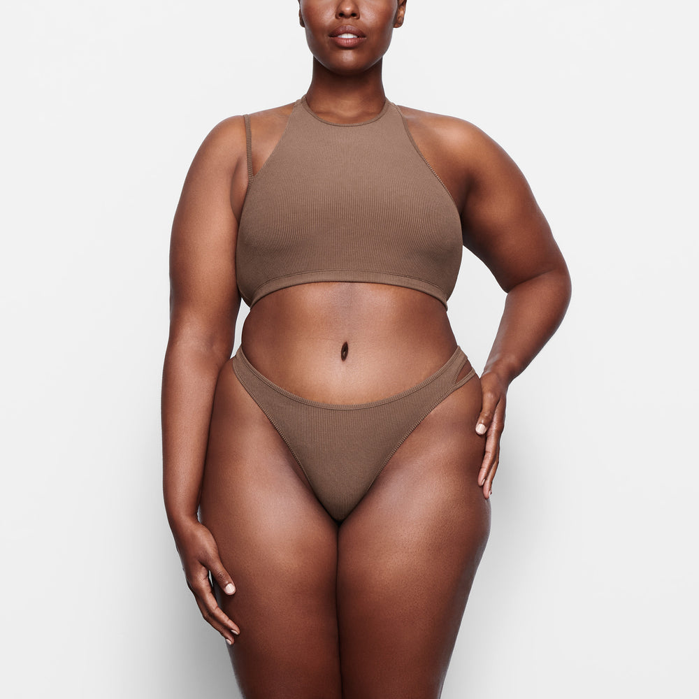 Skims SOFT LOUNGE CUT OUT Thong Abrikoos | 82DBIJGKY