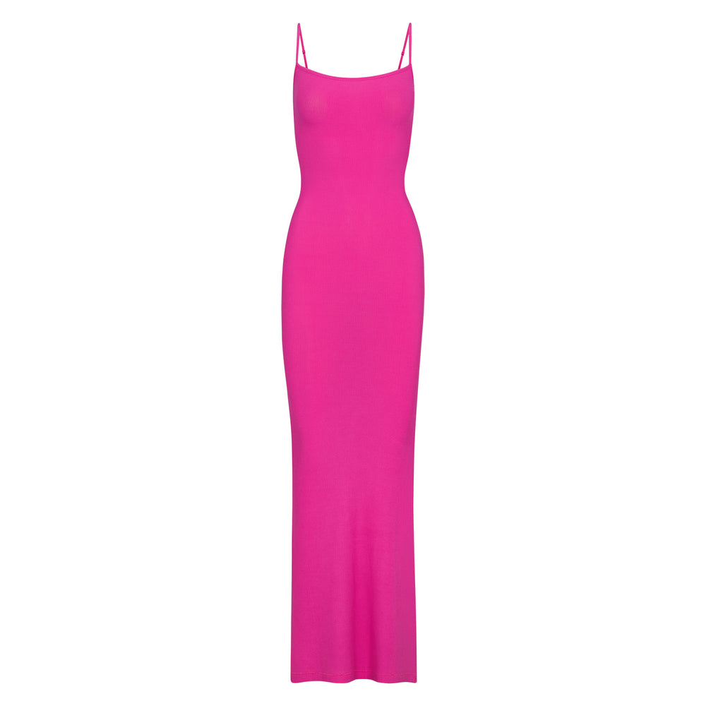 Skims SOFT LOUNGE LONG SLIP Jurk Roze | 18OFMTHAJ