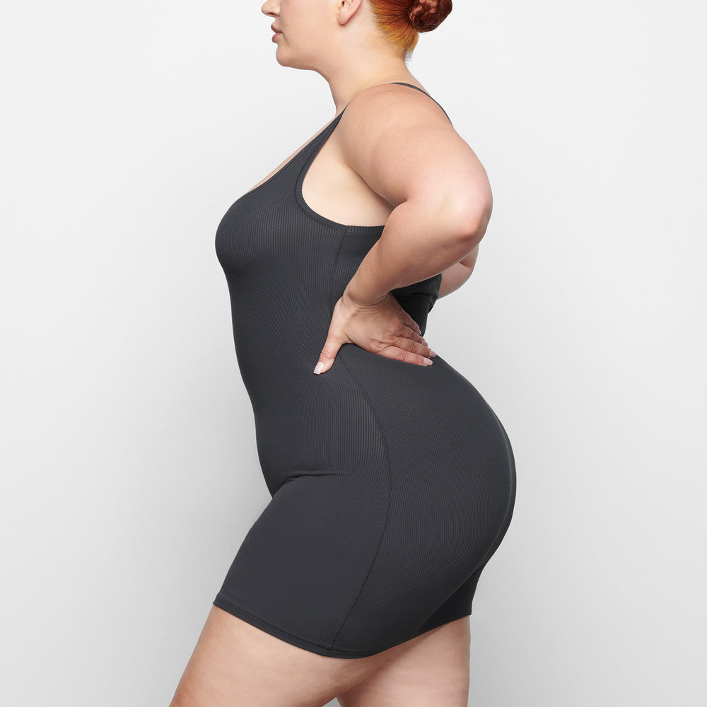 Skims SOFT LOUNGE MINI Jurk Diepgrijs | 32UBIRACL