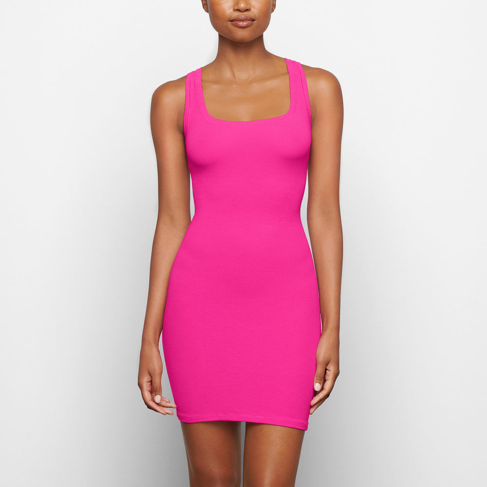 Skims SOFT LOUNGE MINI Jurk Roze | 48MDBUXVW
