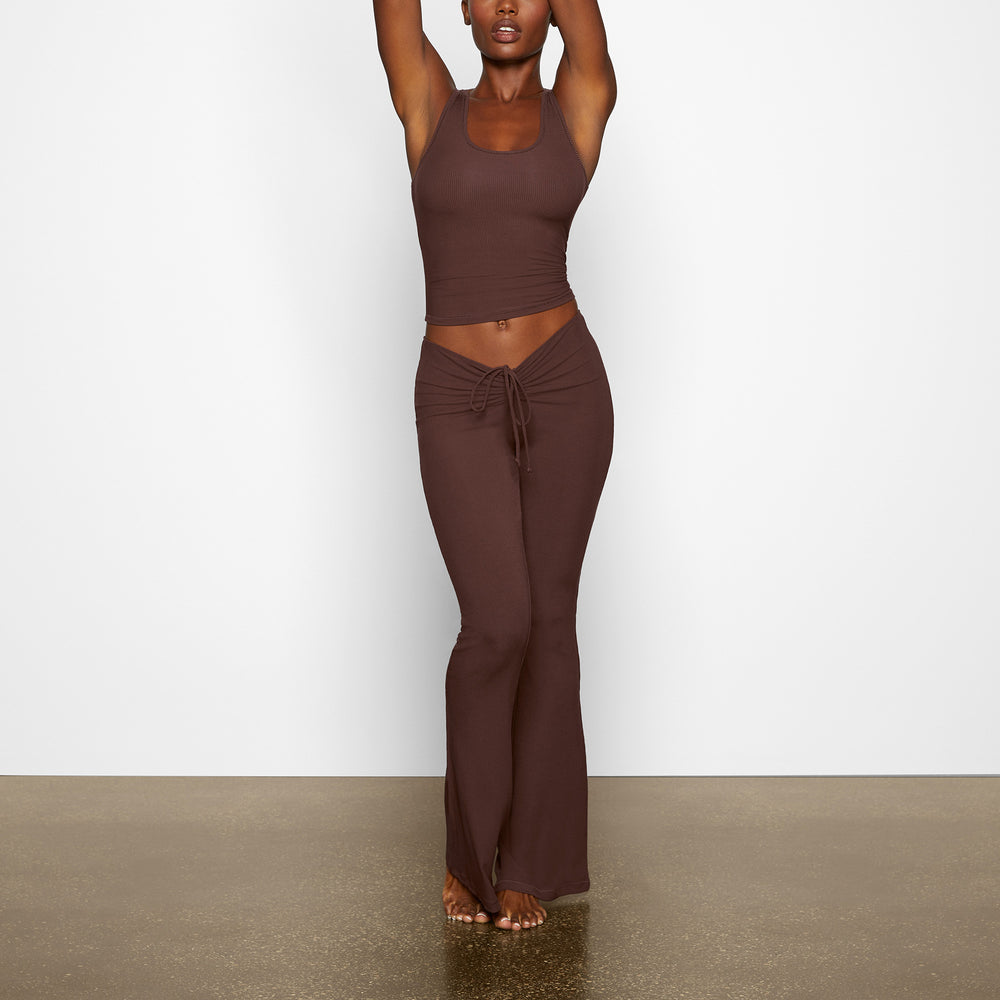 Skims SOFT LOUNGE RUCHED Broek Chocola | 67BXTFJYD