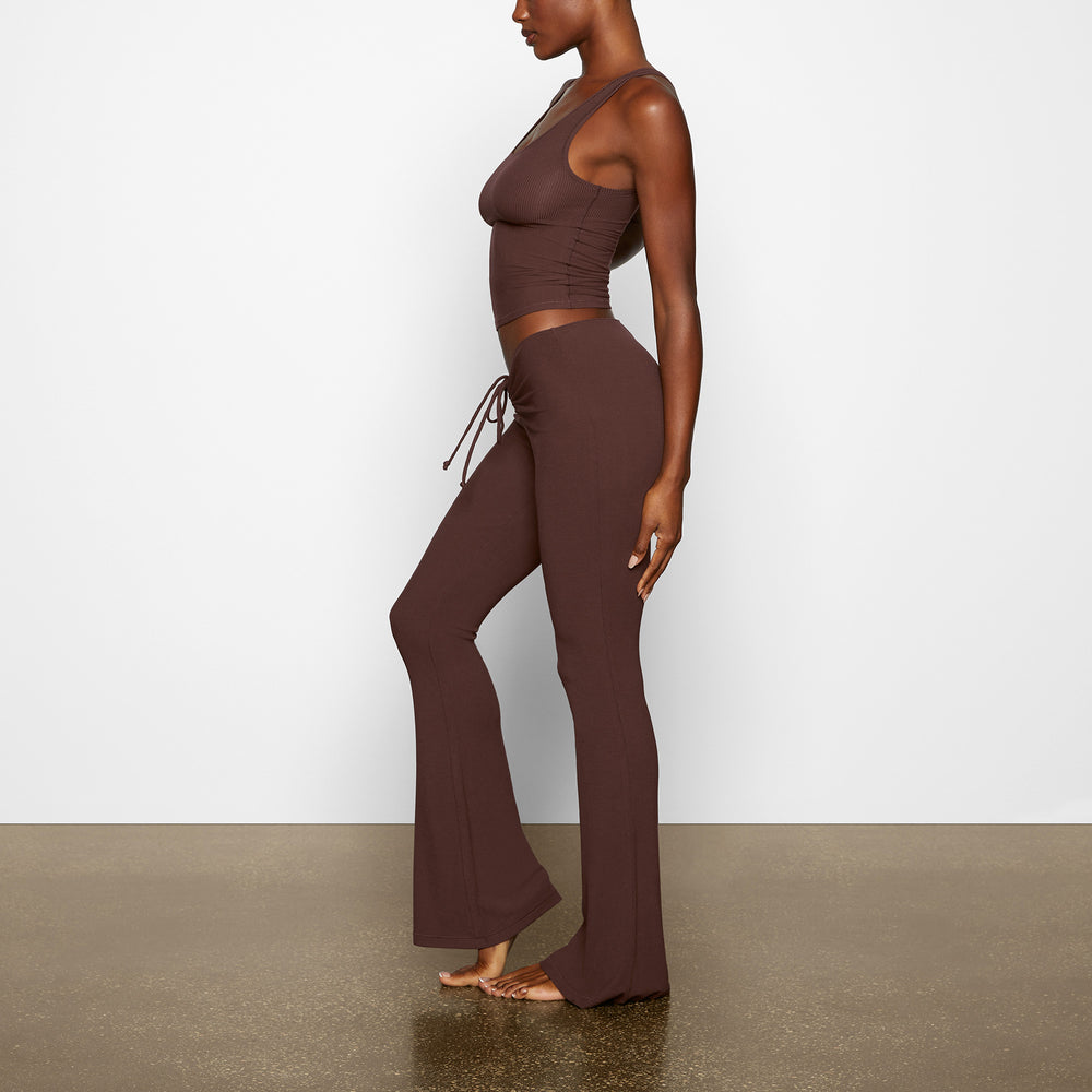Skims SOFT LOUNGE RUCHED Broek Chocola | 67BXTFJYD
