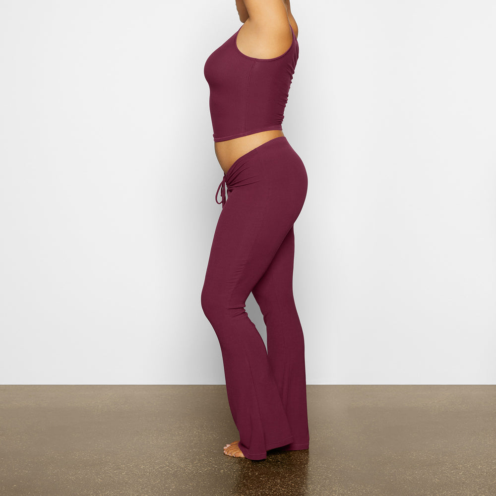 Skims SOFT LOUNGE RUCHED Broek Paars | 36JHDFXLI
