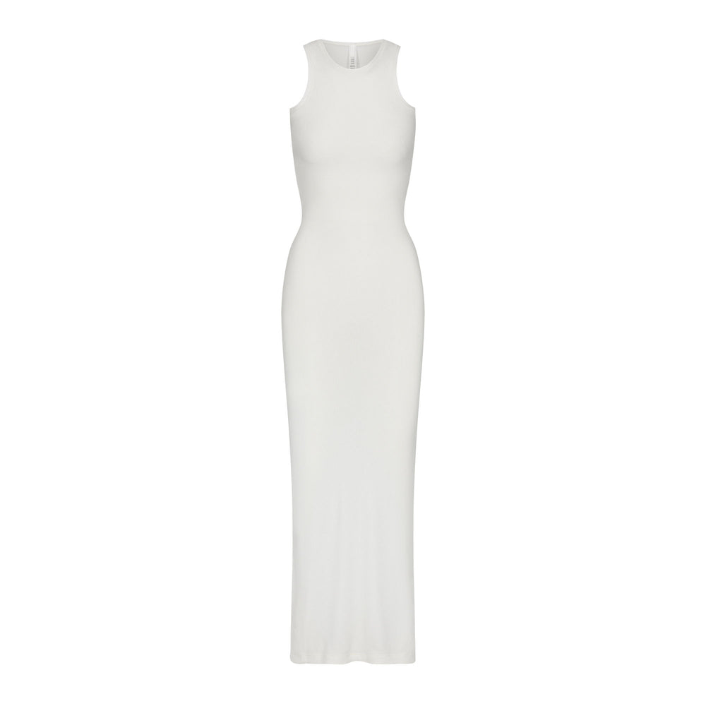 Skims SOFT LOUNGE SHIMMER RACERBACK Jurk Wit | 97ERIGJAV