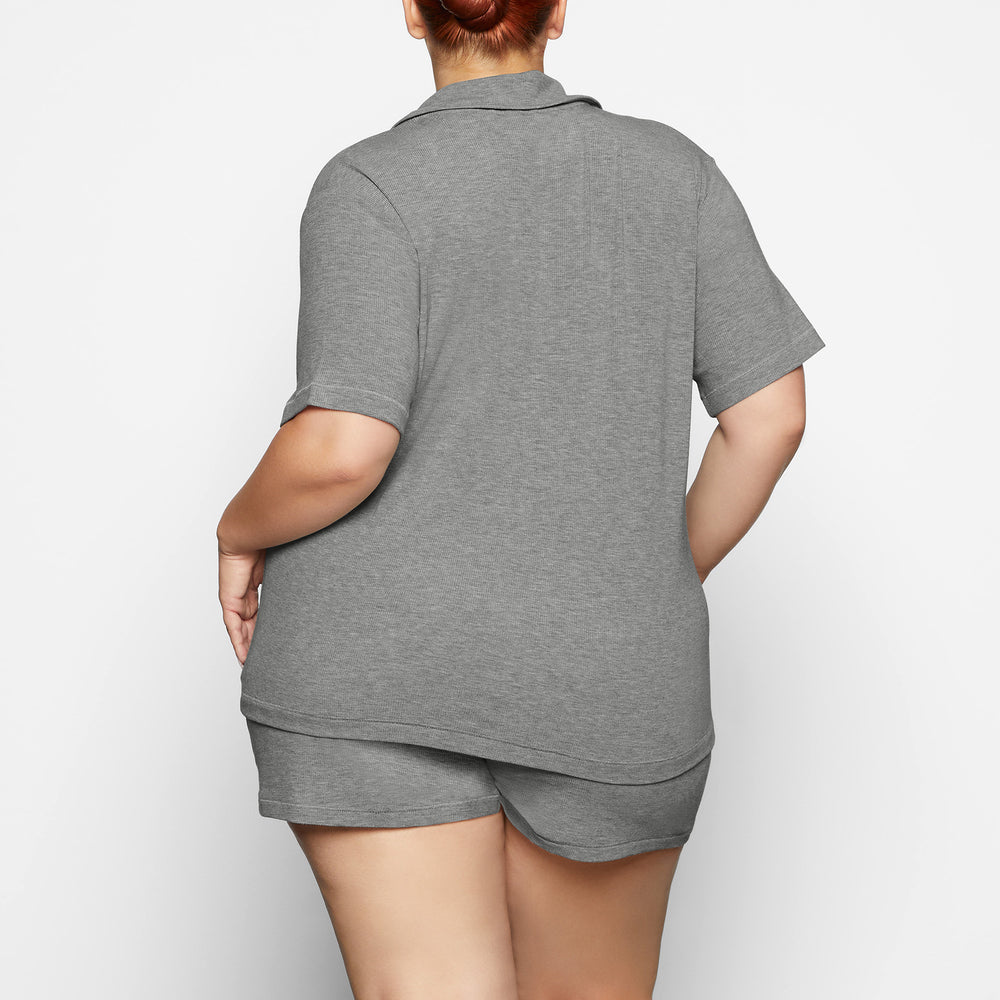 Skims SOFT LOUNGE SHORT Sleep Set Grijs | 83NSMHILO