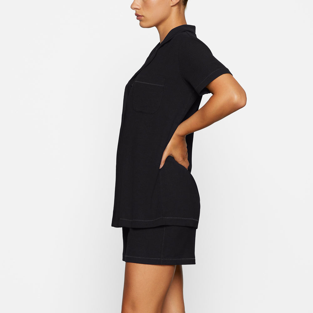 Skims SOFT LOUNGE SHORT Sleep Set Zwart | 15WBOQKEH