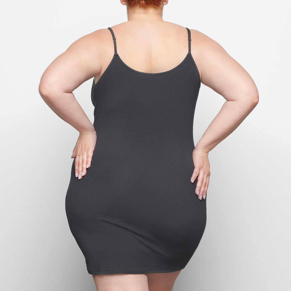 Skims SOFT LOUNGE SLIP Jurk Diepgrijs | 04EPIWDYF