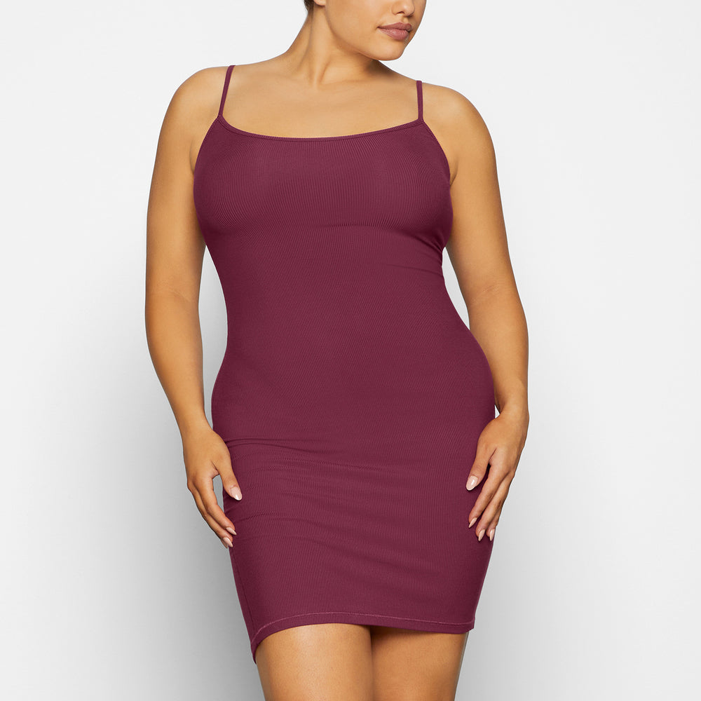 Skims SOFT LOUNGE SLIP Jurk Paars | 54DRJTXQZ