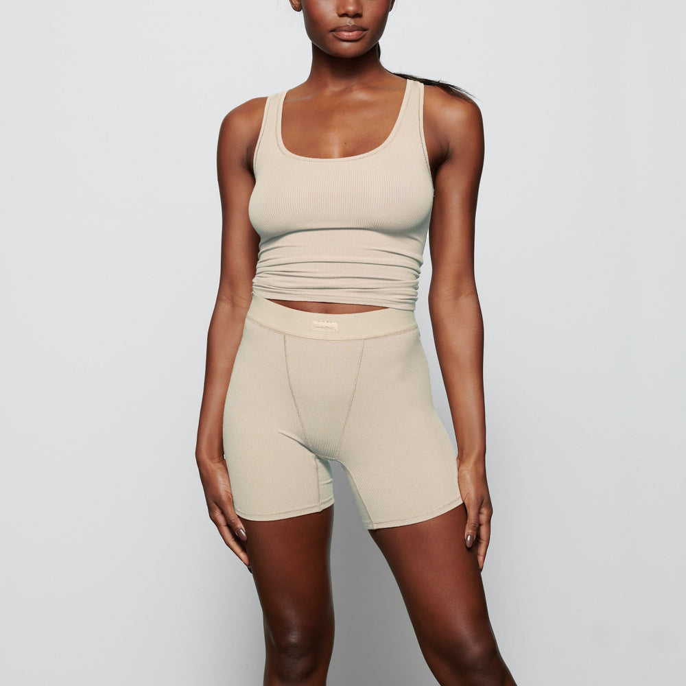 Skims SOFT LOUNGE Tank Beige | 74QHSJPVX