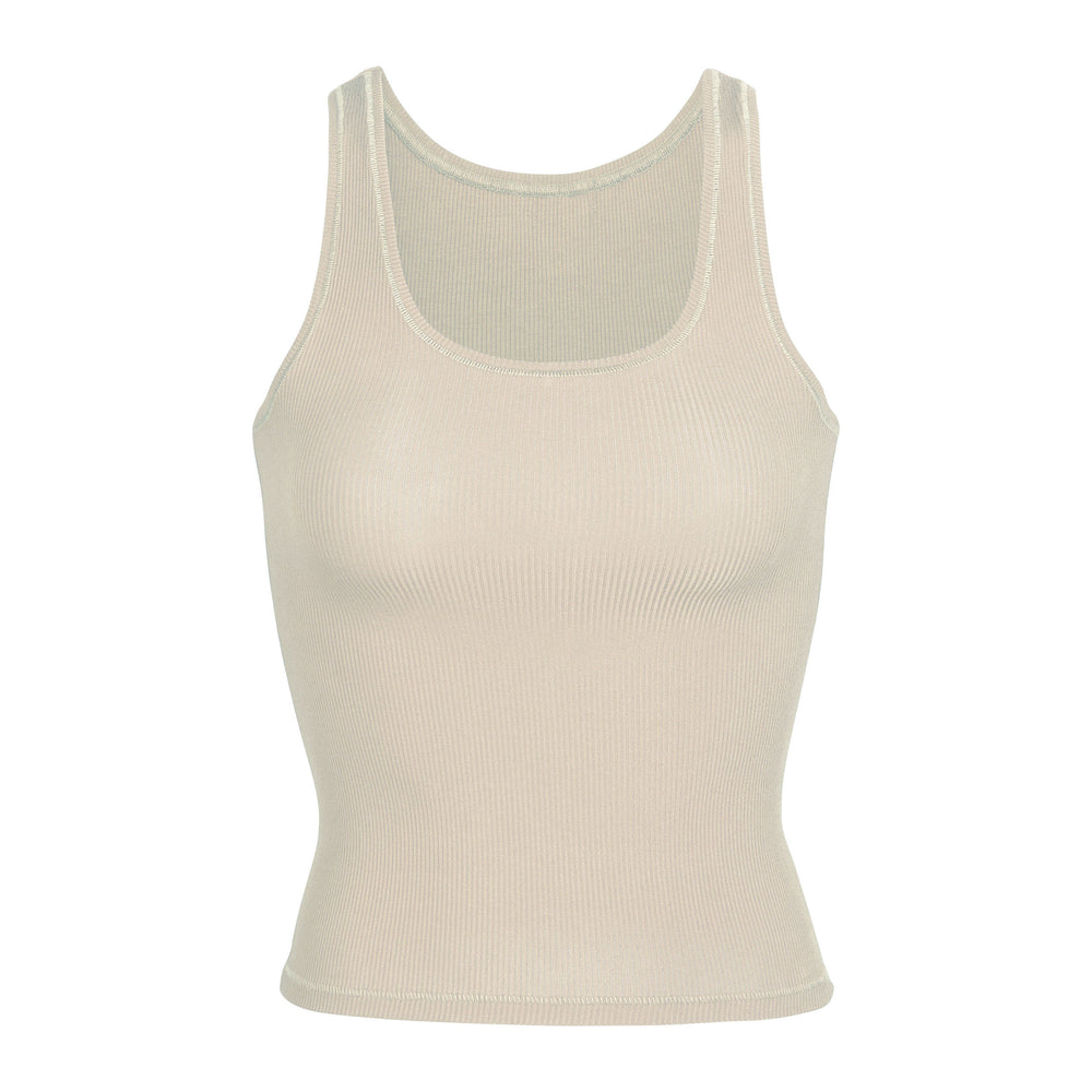 Skims SOFT LOUNGE Tank Beige | 74QHSJPVX