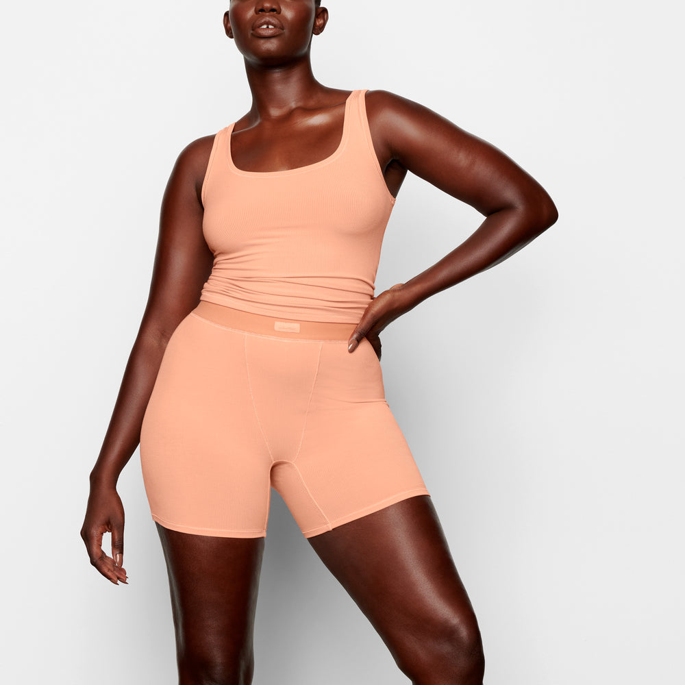 Skims SOFT LOUNGE Tank Oranje | 61BDCMQOG
