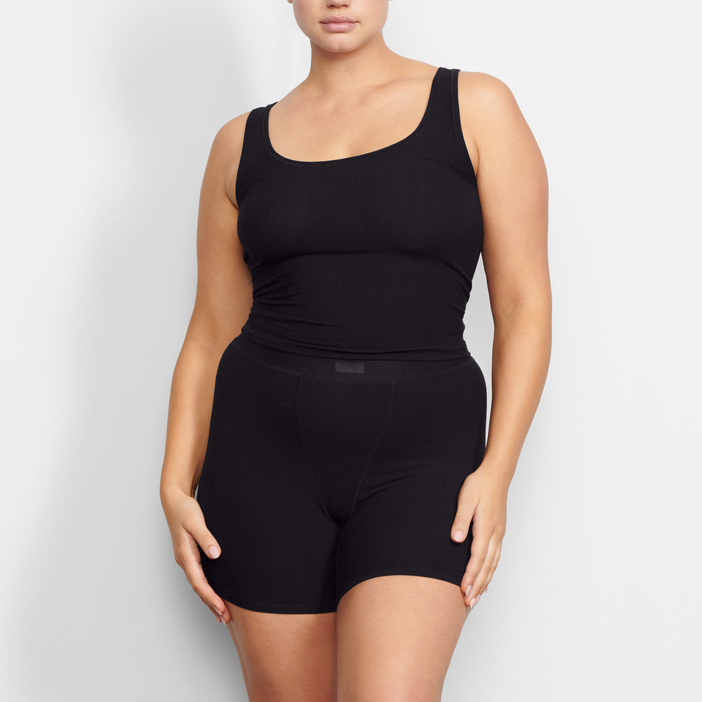Skims SOFT LOUNGE Tank Zwart | 84SLMWEGK