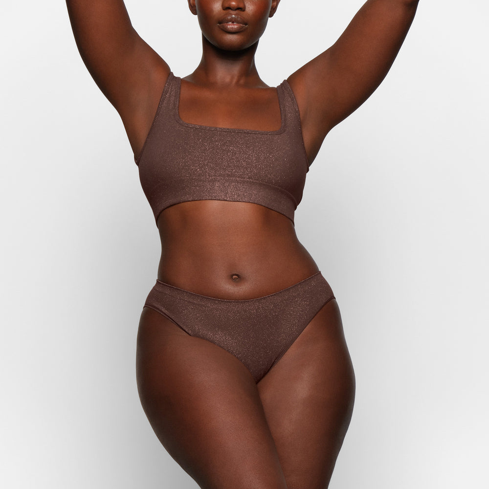 Skims SOFT SMOOTHING SHINE Bikini Chocola | 46GNLSTIO