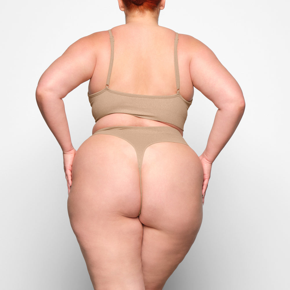 Skims SOFT SMOOTHING SHINE Bralette Beige | 64LFQOTCX
