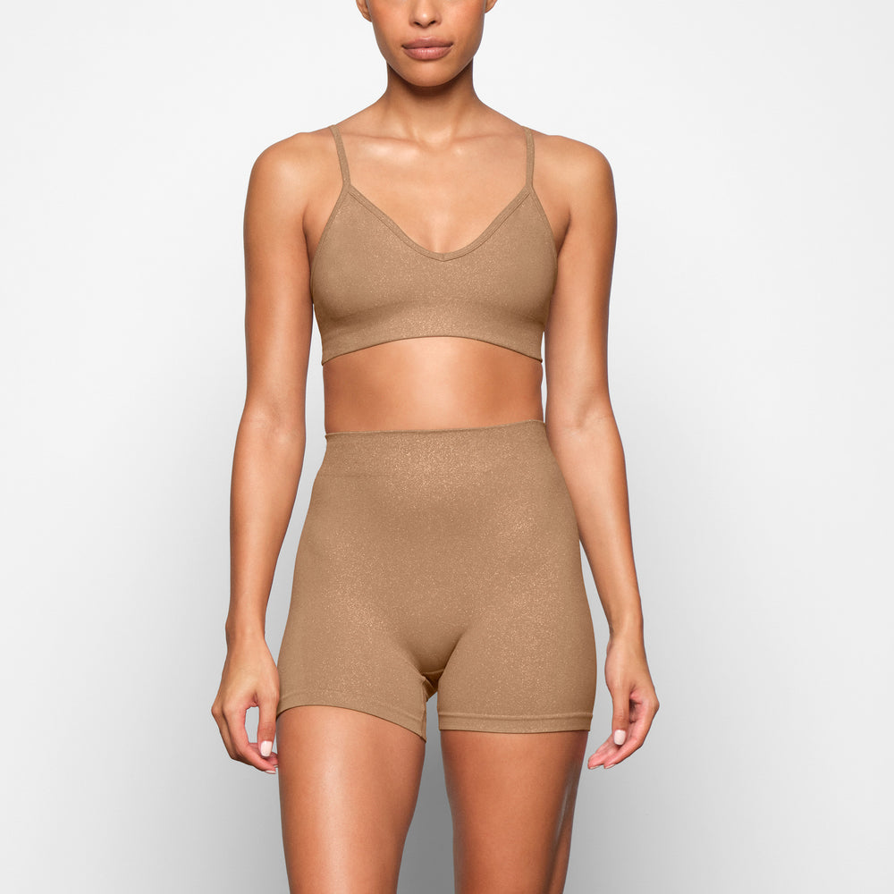 Skims SOFT SMOOTHING SHINE Korte Broek Abrikoos | 68ANJLISZ