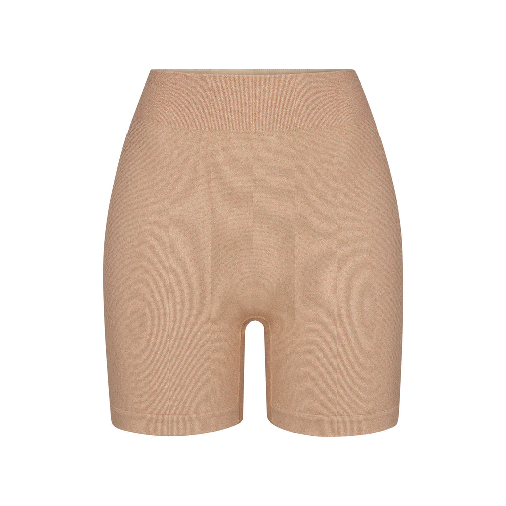 Skims SOFT SMOOTHING SHINE Korte Broek Beige | 65ZVONAWR