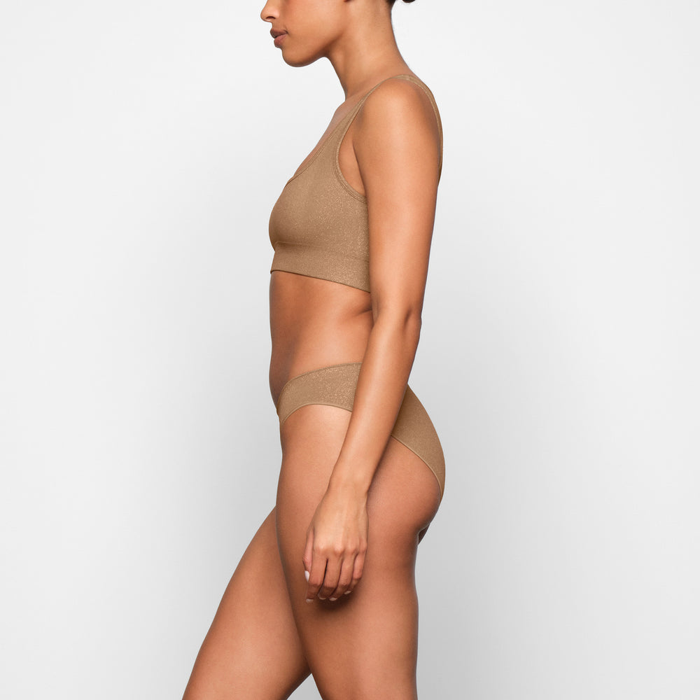 Skims SOFT SMOOTHING SHINE SCOOP NECK Bralette Abrikoos | 29PFBSRVX