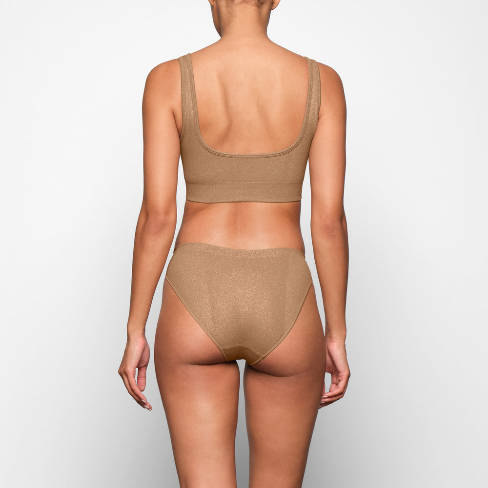 Skims SOFT SMOOTHING SHINE SCOOP NECK Bralette Abrikoos | 29PFBSRVX