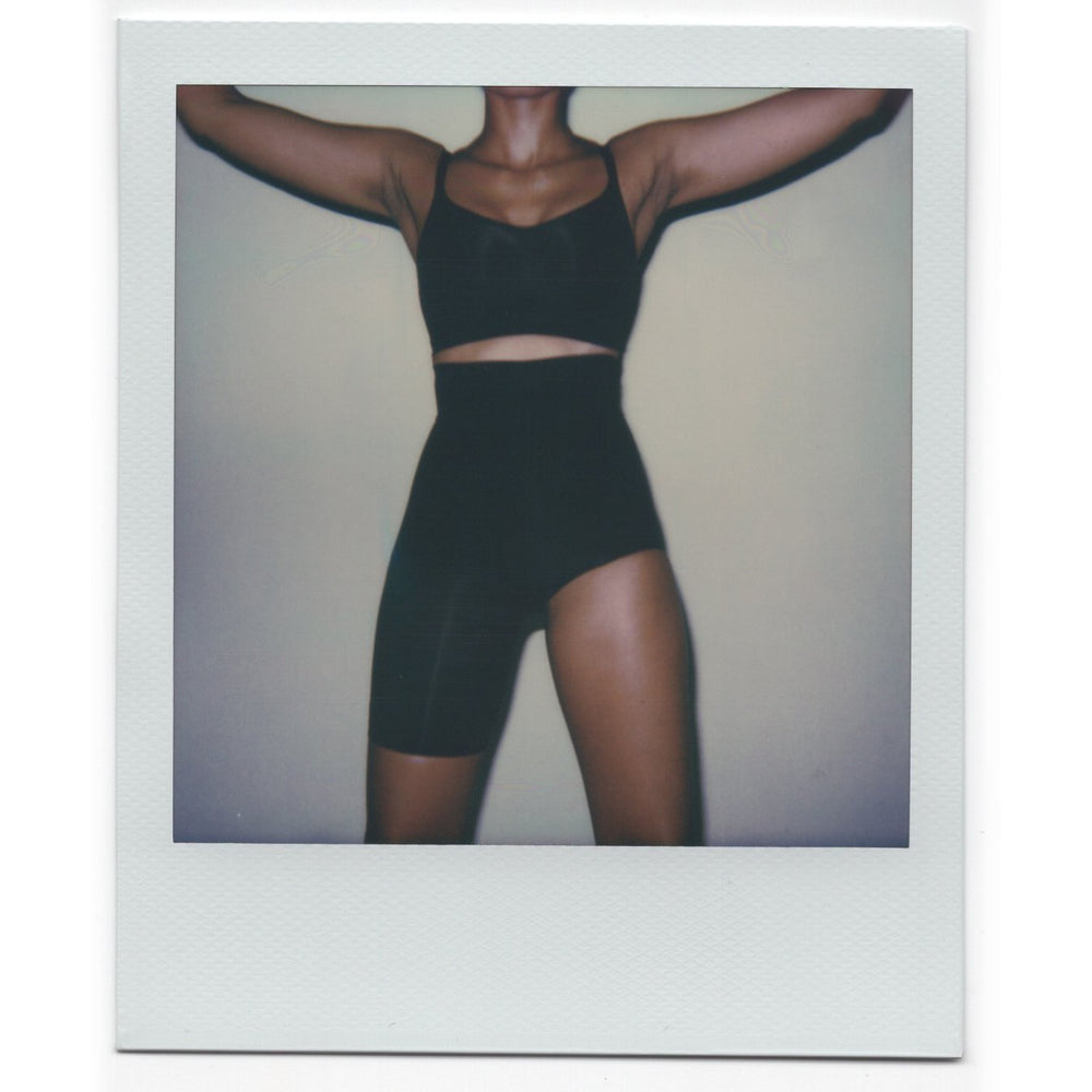 Skims SOLUTION SHORT #1 One Leg Shapewear Zwart | 41YTZKUQB