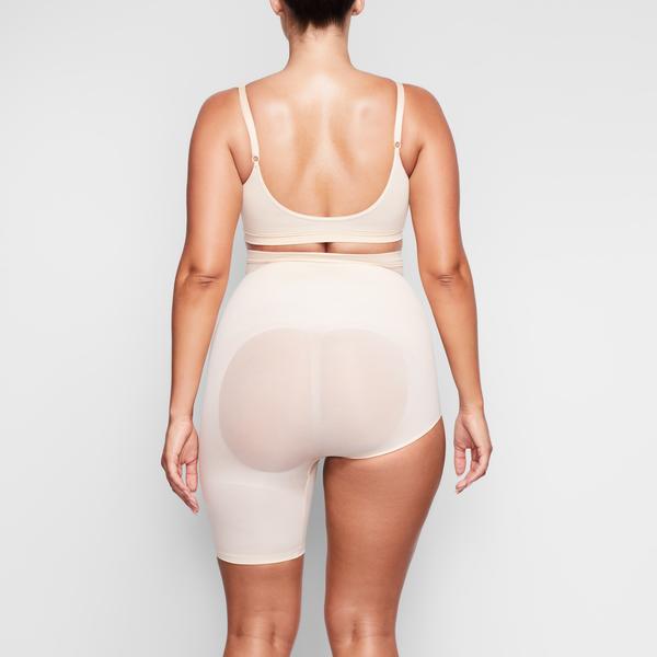 Skims SOLUTION SHORT #2 One Leg Shapewear Bruin | 52OBNYHVJ