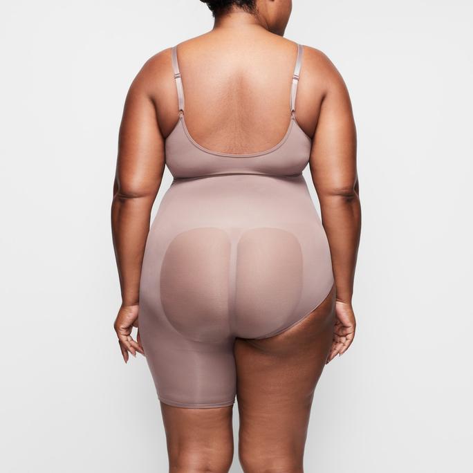Skims SOLUTION SHORT #2 One Leg Shapewear Bruin | 97LVUEAOF