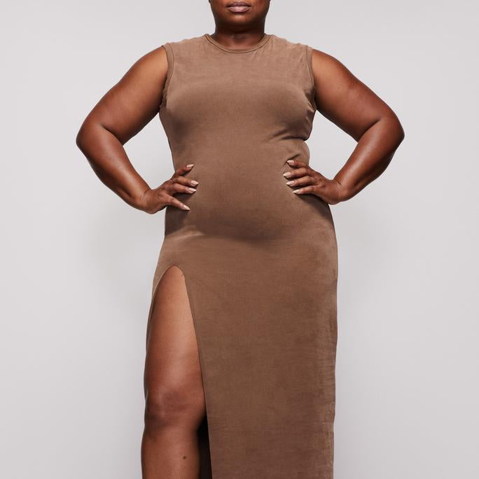 Skims SOLUTION SHORT #2 One Leg Shapewear Bruin | 97LVUEAOF