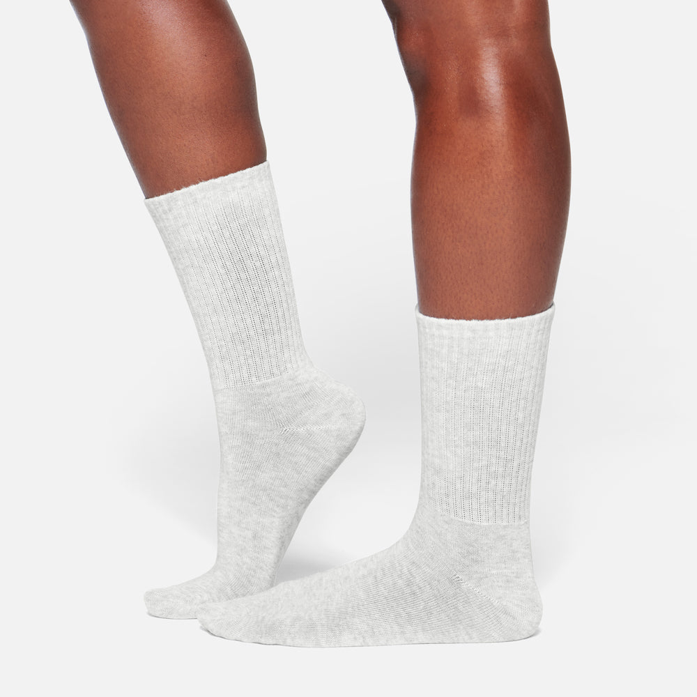 Skims SPORT CREW Sokken Lichtgrijs | 64SKCJQYX