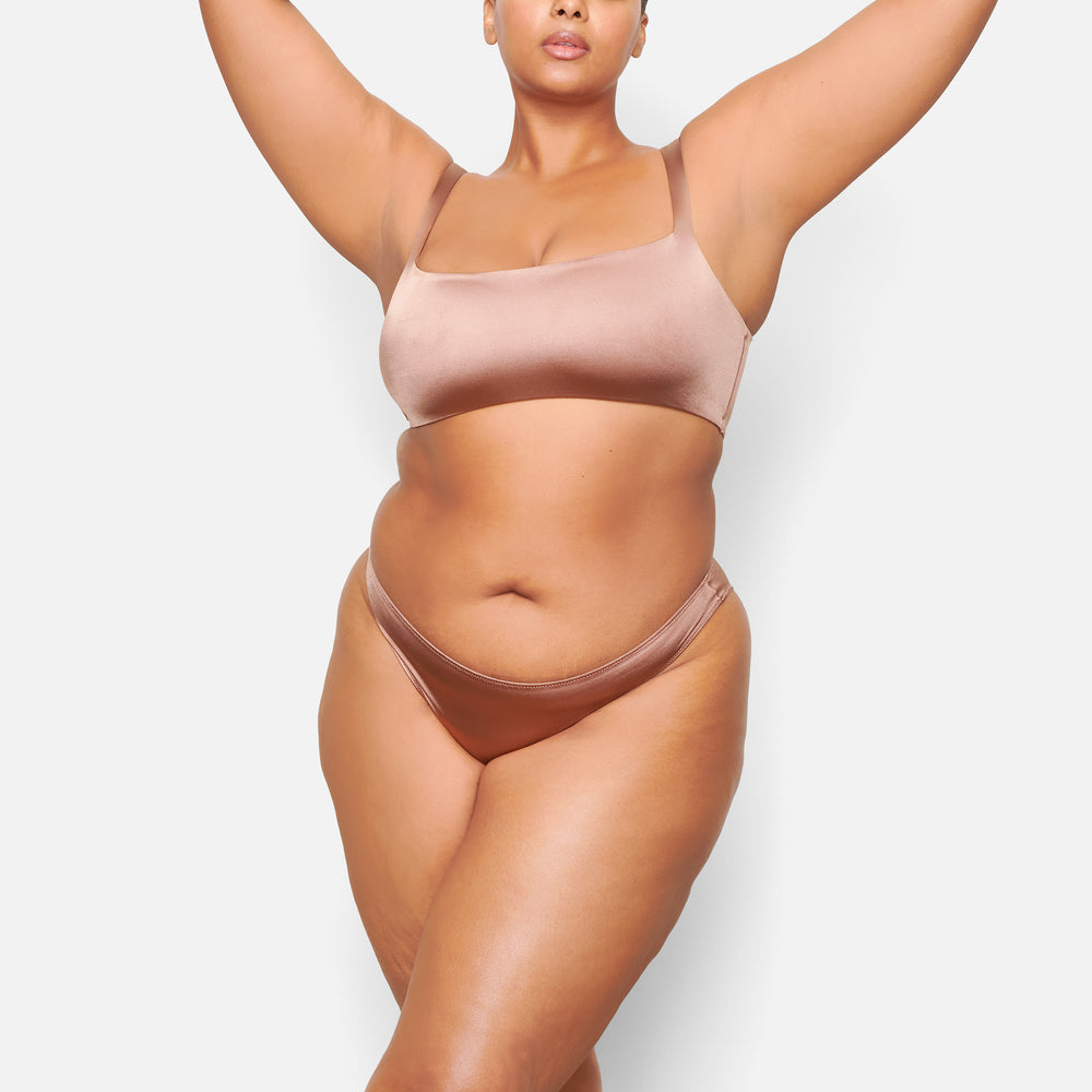 Skims STRETCH SATIN Bikini Roze | 94RVHPBYK