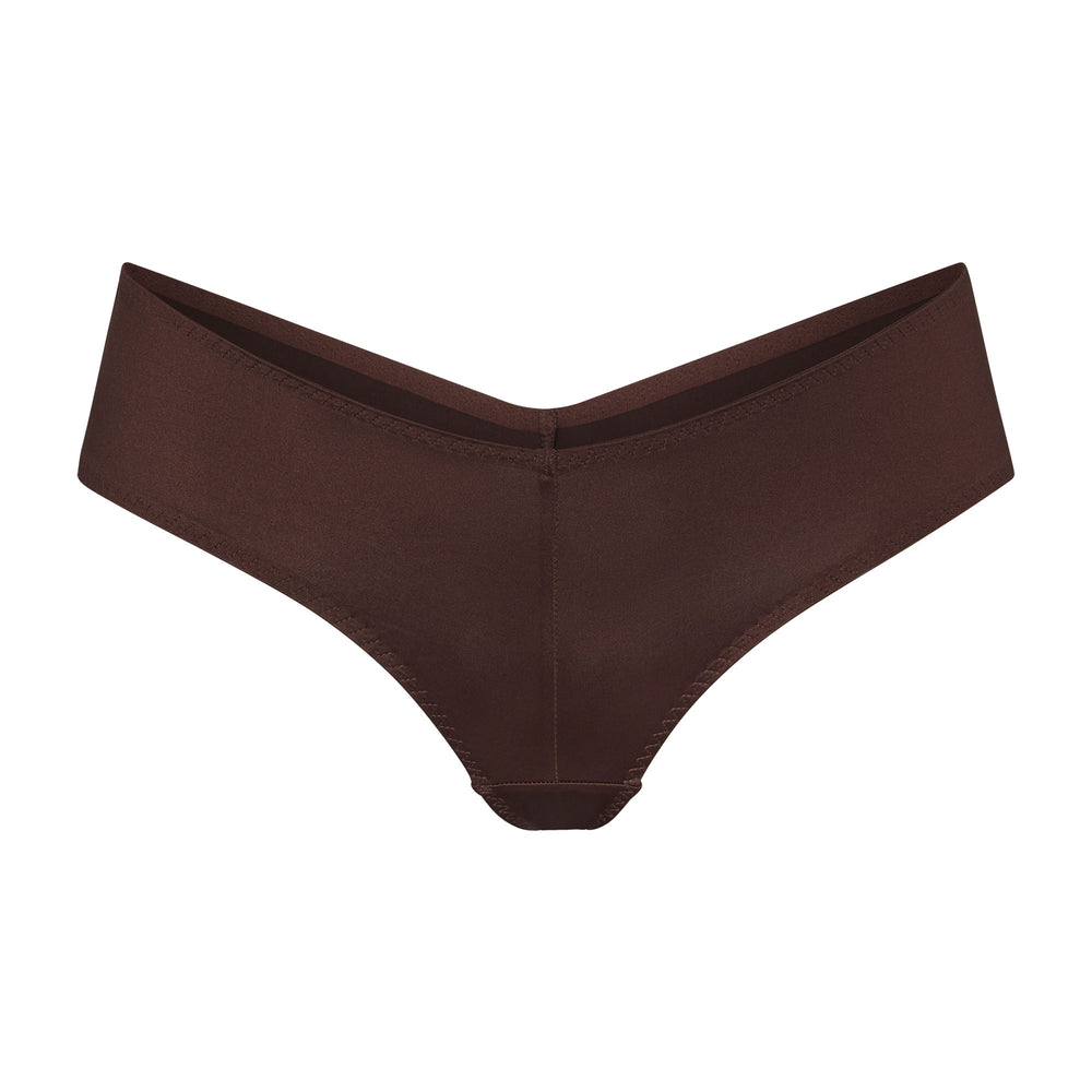Skims STRETCH SATIN Hipster Chocola | 23UVCLRZJ