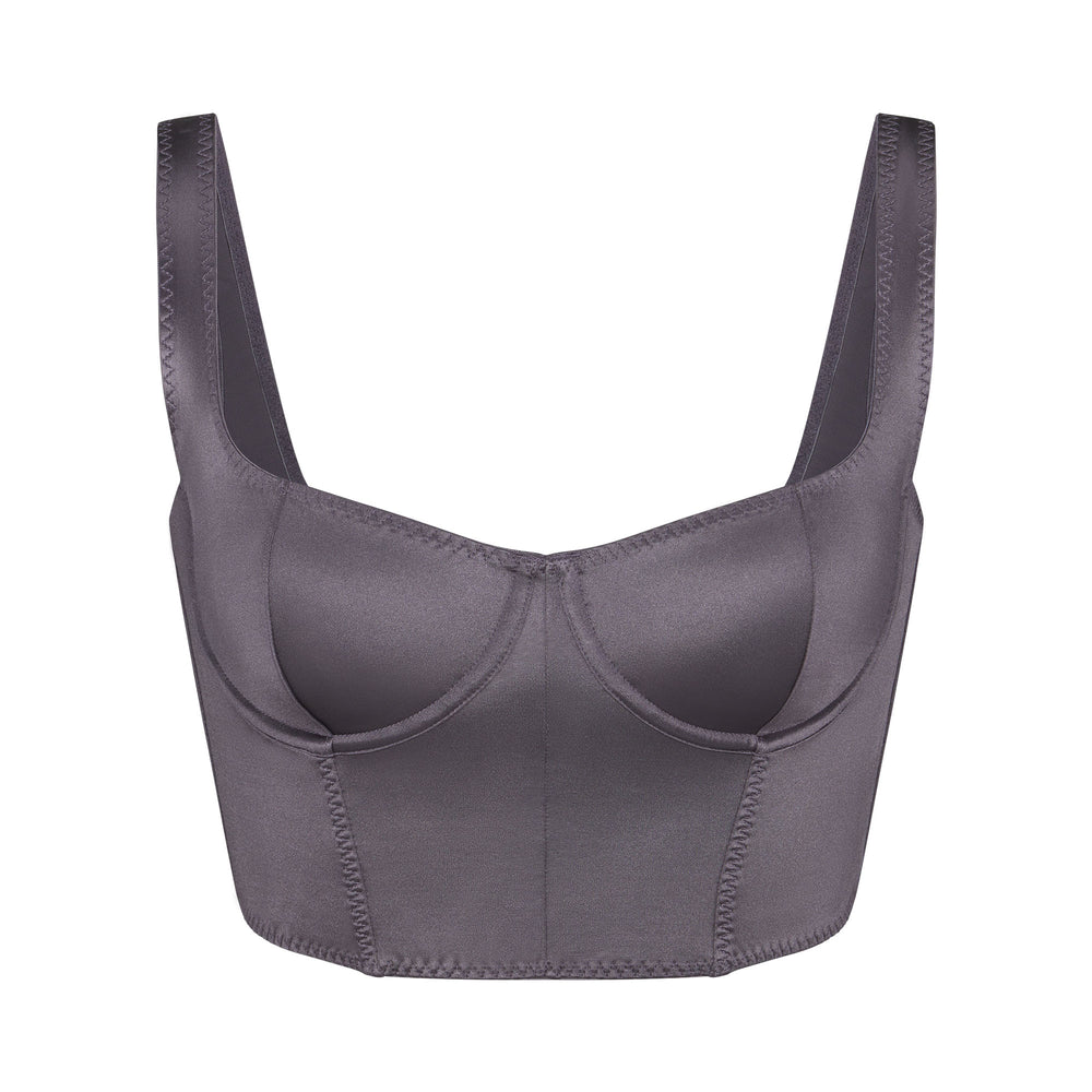 Skims STRETCH SATIN Korset Paars | 96LIWMYGQ