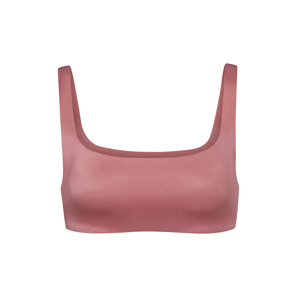 Skims STRETCH SATIN Square Neck Bra Roze | 15FOBXTYZ