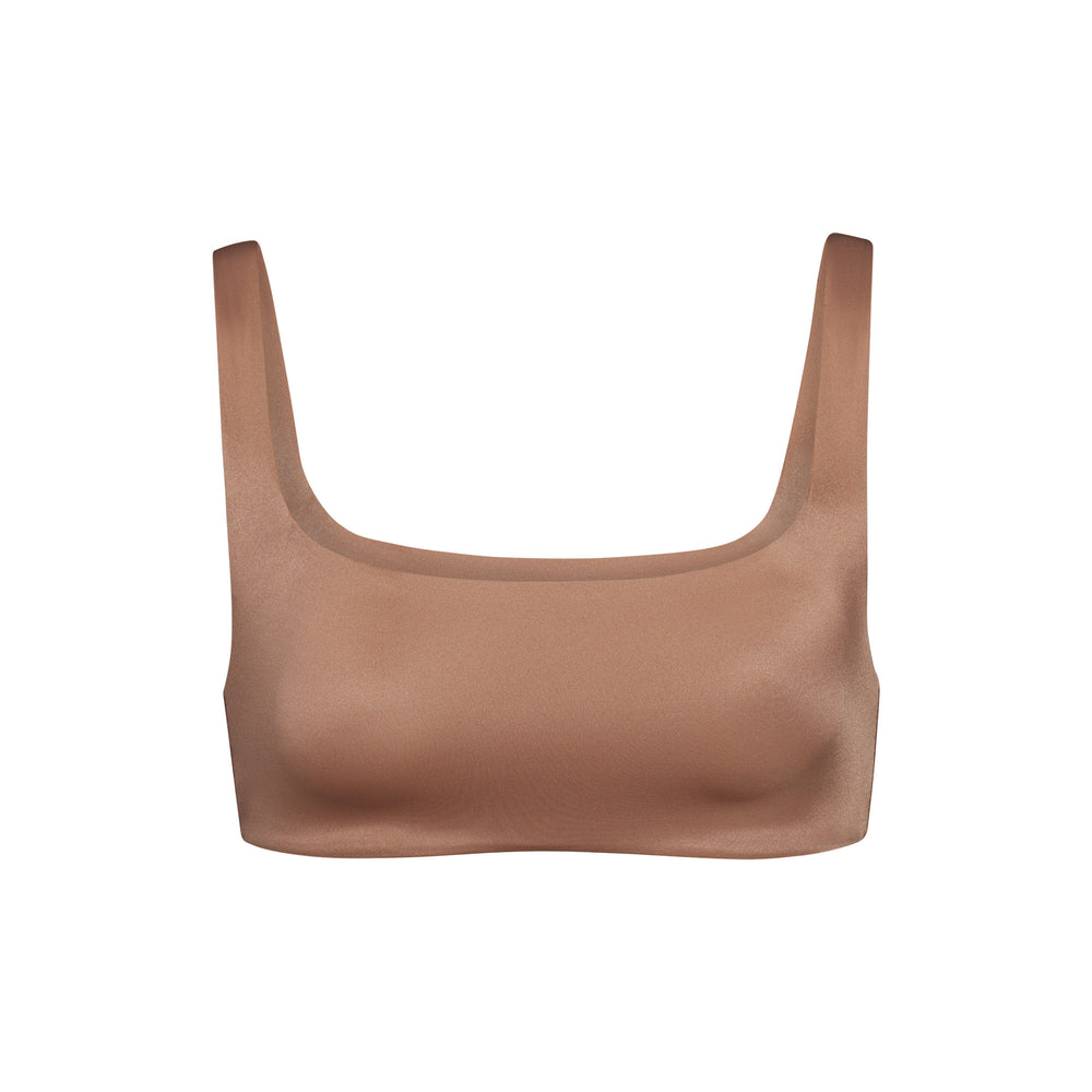 Skims STRETCH SATIN Square Neck Bra Roze | 28FUDNAHS