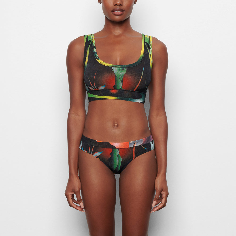 Skims SUMMER MESH BIKINI Brief Obsidian | 59NWUECHO