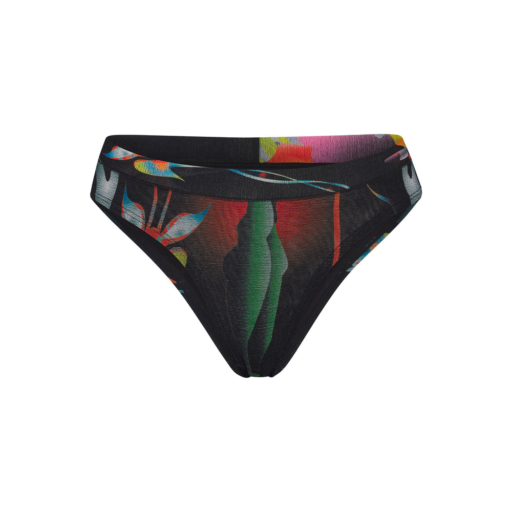 Skims SUMMER MESH BIKINI Brief Obsidian | 59NWUECHO