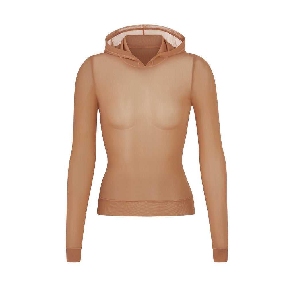 Skims SUMMER MESH Hoodie Abrikoos | 73ESVJBPX