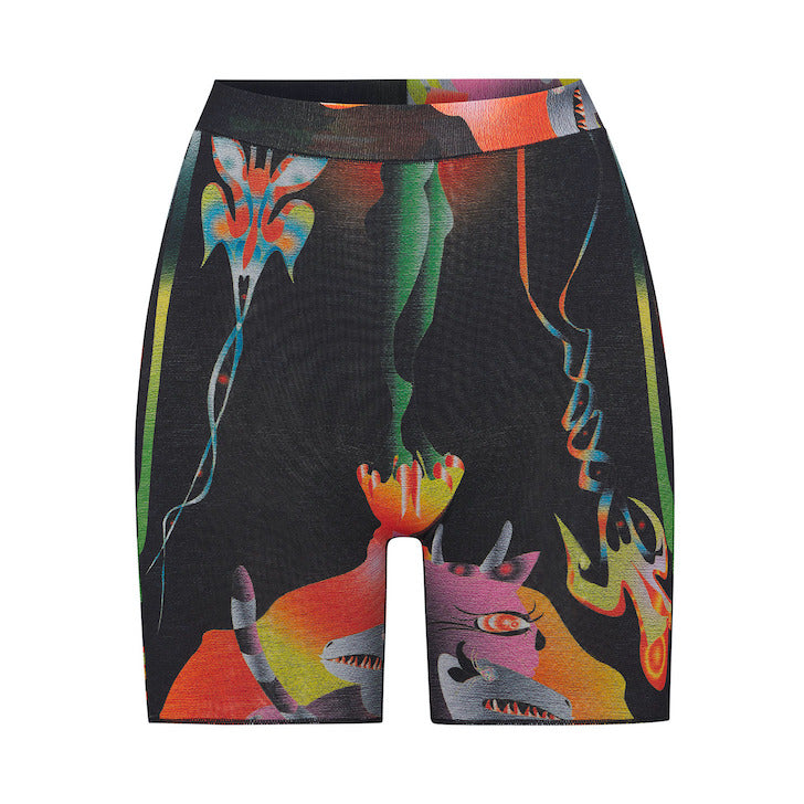 Skims SUMMER MESH Korte Broek Obsidian | 10NZIKELF