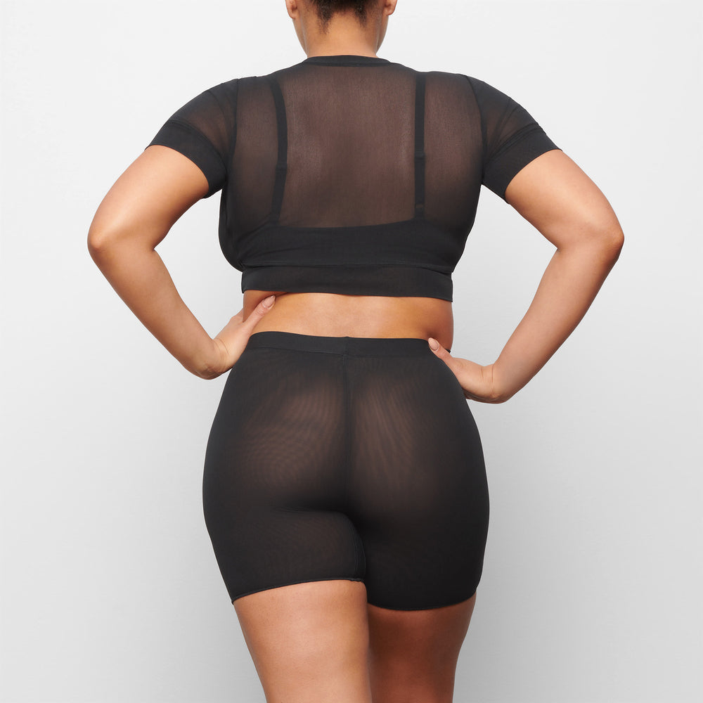 Skims SUMMER MESH Korte Broek Zwart | 63MJIAXCQ