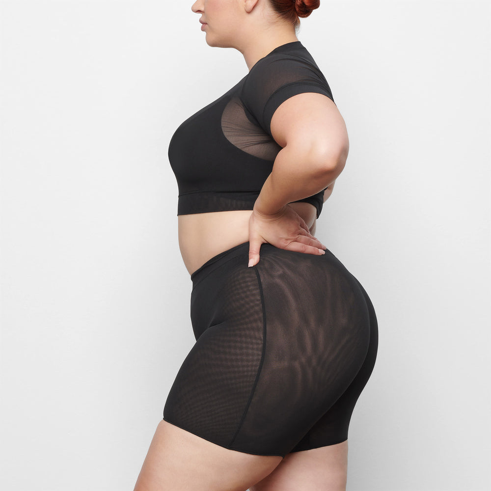 Skims SUMMER MESH Korte Broek Zwart | 63MJIAXCQ