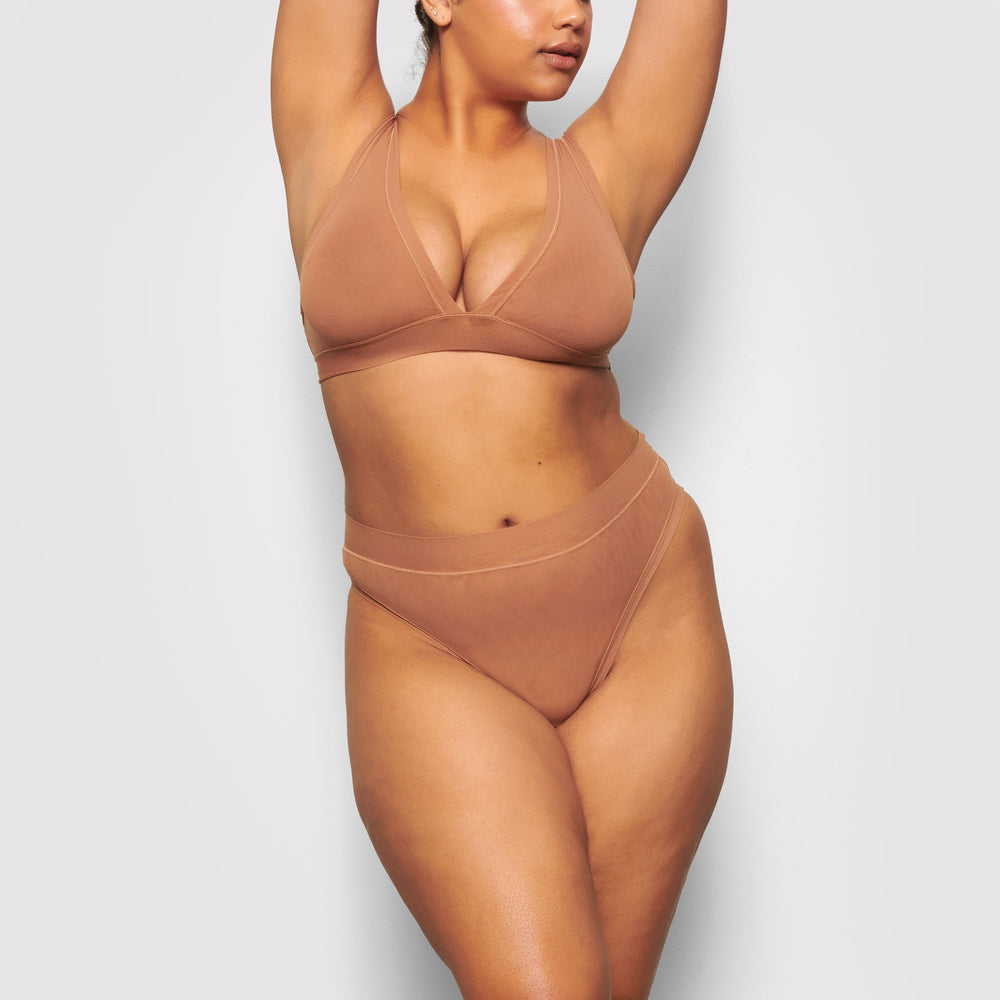 Skims SUMMER MESH MID WAIST Thong Abrikoos | 75RHDBYWG