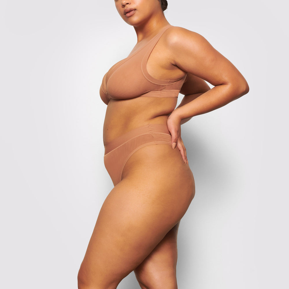 Skims SUMMER MESH MID WAIST Thong Abrikoos | 75RHDBYWG